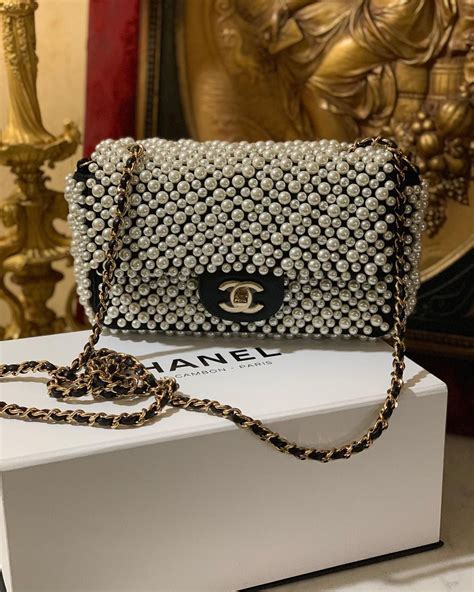 chanel pearl bag price.